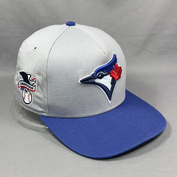 Toronto Blue Jays MLB Snapback M-L Hat New Era 9fifty Gray Baseball Maple Mens - Picture 1 of 16